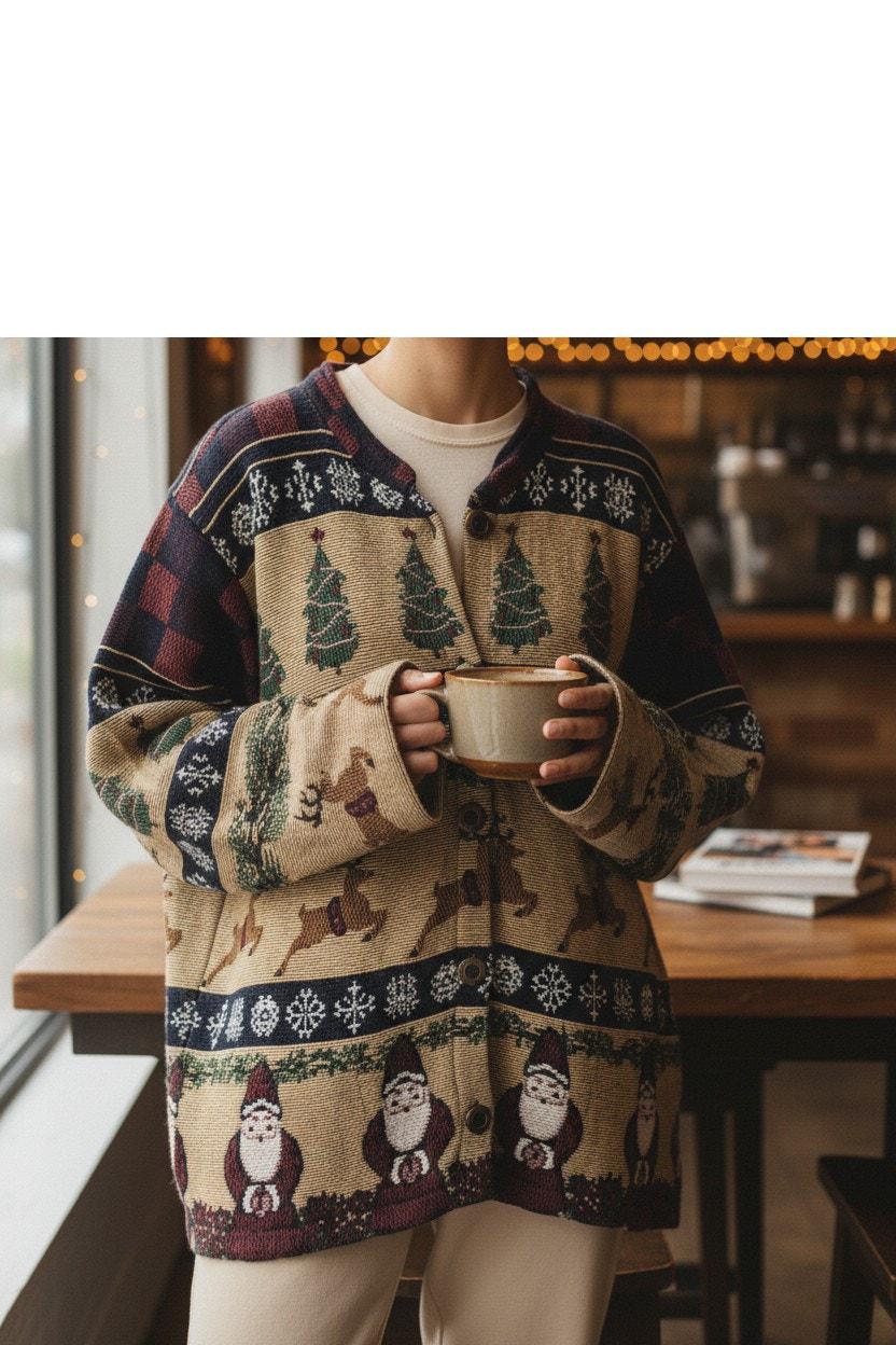 sugar street weavers カーディガン Sugar Street Weavers - Etsy