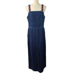 Toga Pulla Archives Denim Jumper Dress / Size 1 / Art-to-wear 