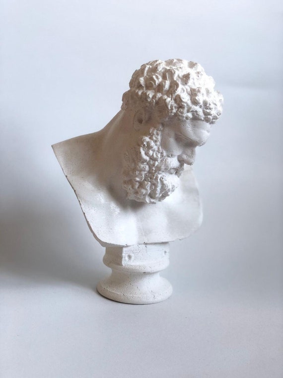 David Head Bust Greek Mythology Plaster Statue Europe Michelangelo Home Decor EB