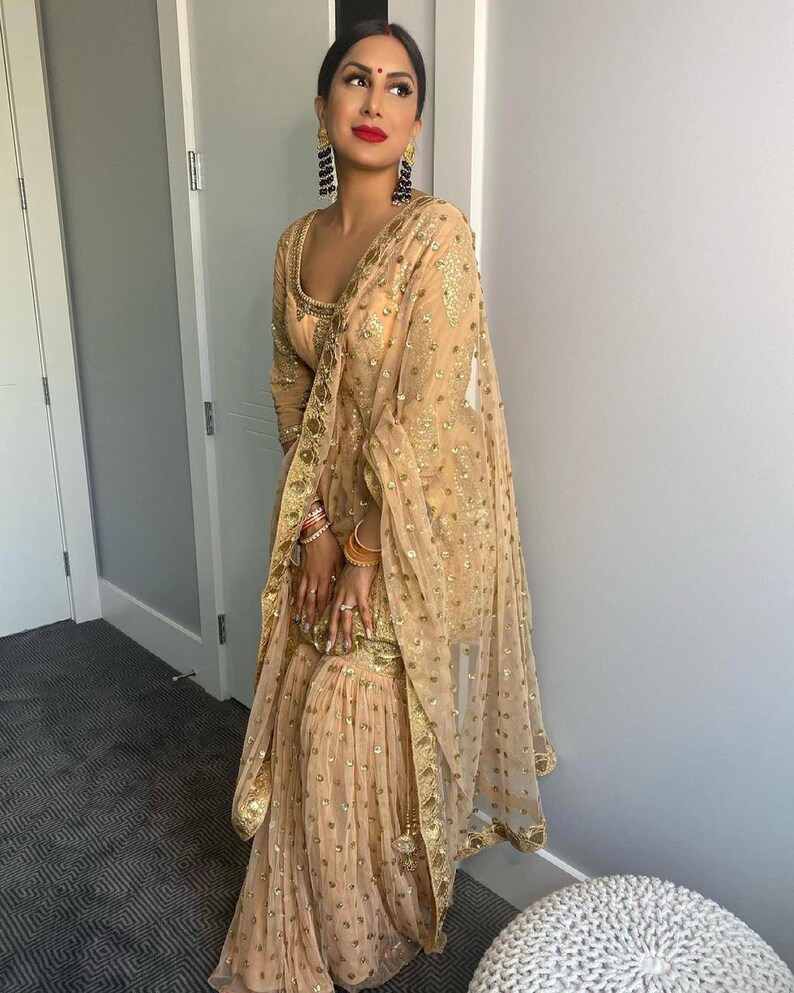 sequence sharara suit