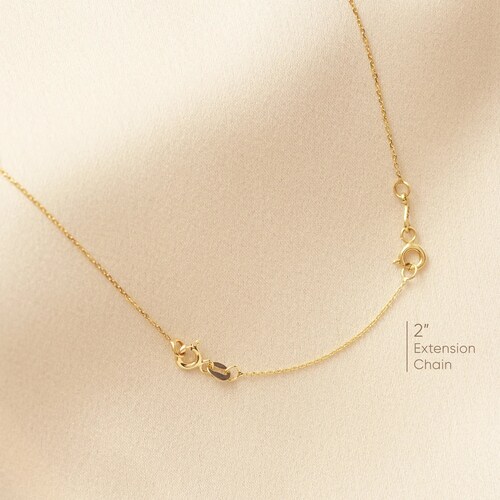 14k 18k Solid Gold Extender for Necklace Bracelet Adjustable Etsy
