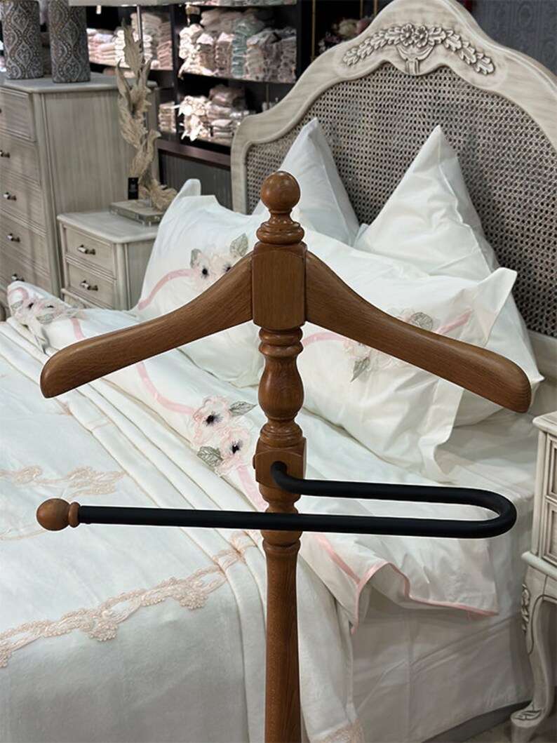 Minimalist Valet Standoaken Valet Stand Modern Dumb Butler Etsy Ireland