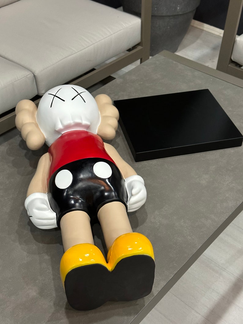 Big Kaws Sculpture 2.2 Ft, Kaws Figure, Unique Present Gift, Trend