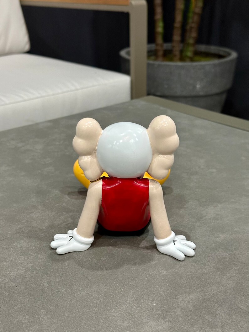 Tired Kaws Sculpture Mini Kaws Figurine Shelf Accessory Etsy