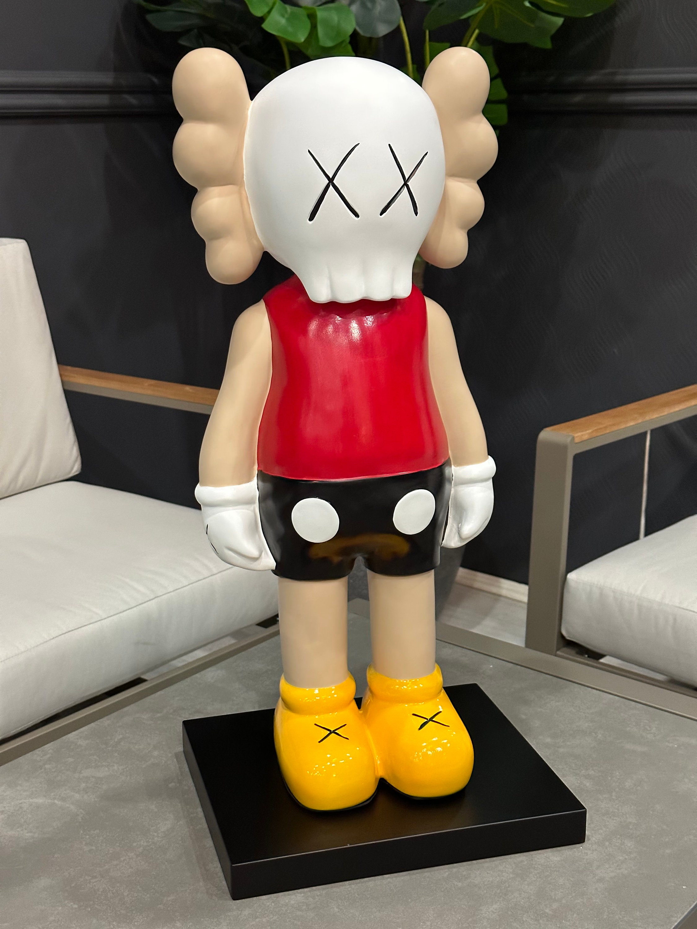 Big Kaws Sculpture 2.2 Ft, Kaws Figure, Unique Present Gift, Trend