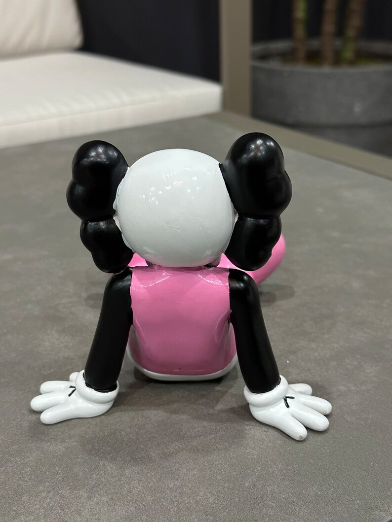 Tired Kaws Sculpture Mini Kaws Figurine Shelf Accessory Etsy