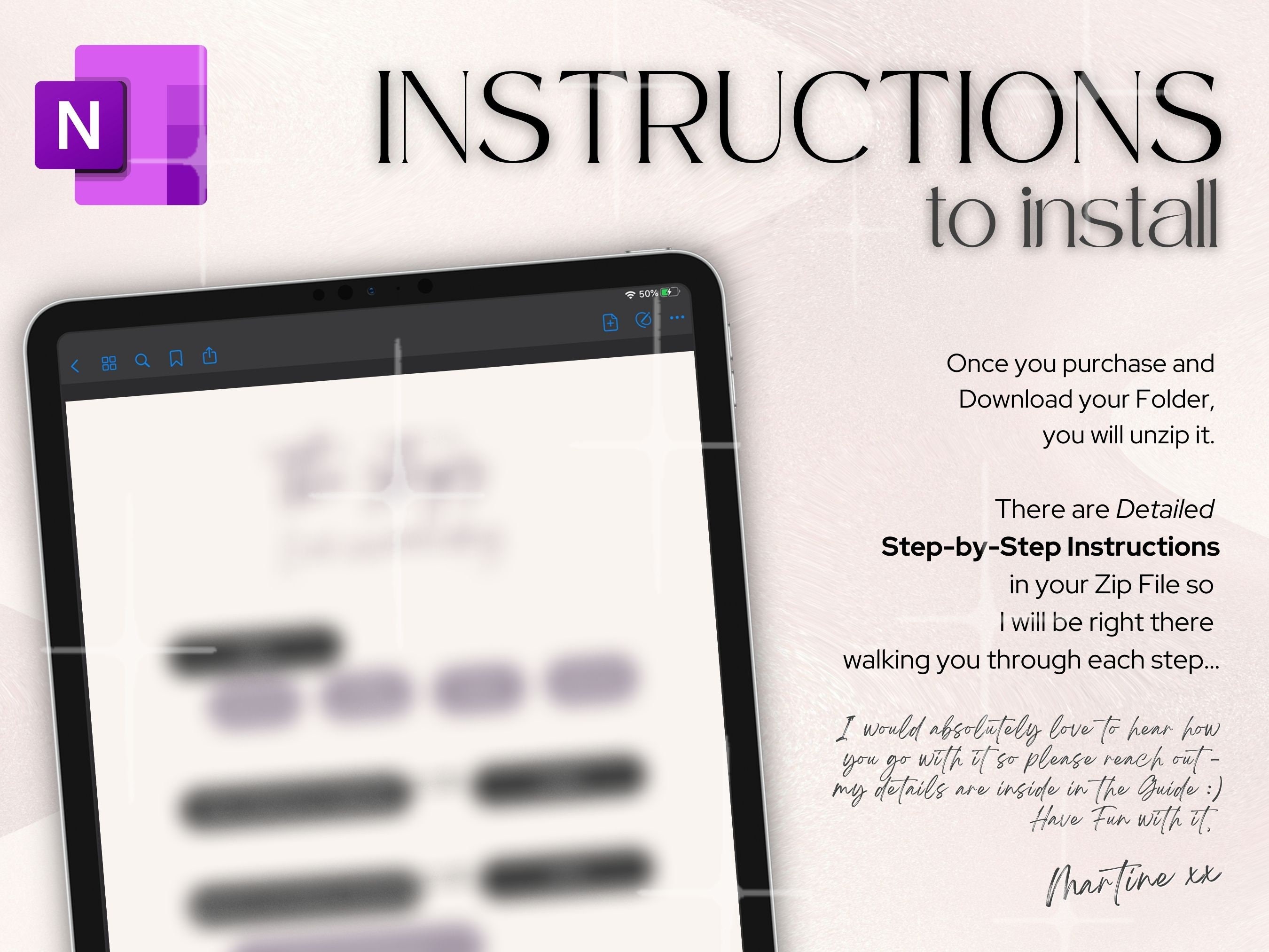 FOUR JOURNALS Bundle for ONENOTE, Onenote Journal Templates, Digital