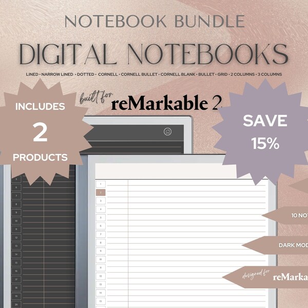 Remarkable 2 Dark Calendar Etsy
