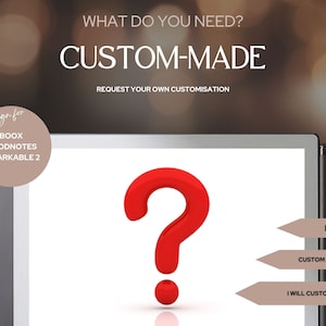 Custom Template for reMarkable 2, Goodnotes, OneNote