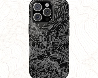 Crestone Peak | Topographic Map Phone Case | Colorado 14er Hiker Gift | GeoDesignWorks