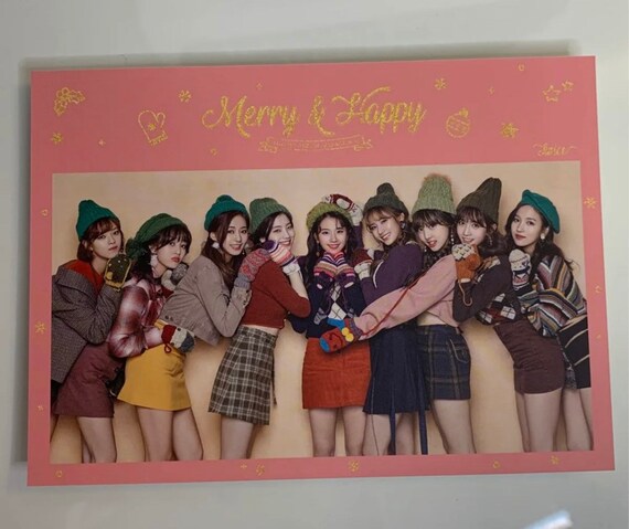 Twice Merry Happy Album Postcard Etsy
