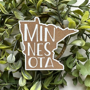 Minnesota State Magnet | Laser Engraved | Souvenir | Memory | Travel Keepsake | State Pride| Christmas