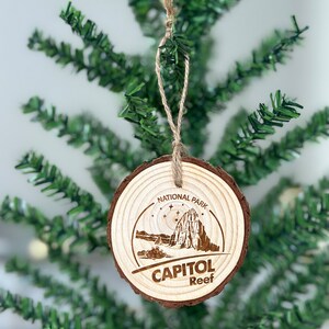 Capitol Reef National Park Ornament - Wood engraved and personalization| Christmas