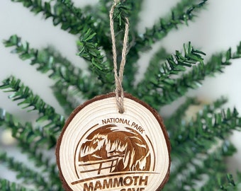 Mammoth Cave National Park Ornament - Wood engraved and personalization| Christmas