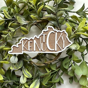 Kentucky State Magnet | Laser Engraved | Souvenir | Memory | Travel Keepsake | State Pride| Christmas