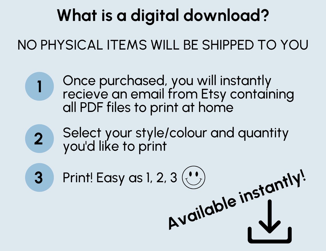 Gratitude Journal Printable Daily Tracker, Digital Download, Printable ...