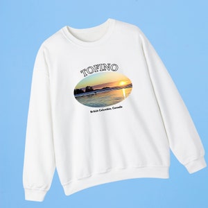 Unisex Tofino Crewneck, Tofino Canada Crewneck Sweatshirt, Tofino British Columbia Unisex Sweater, GIft Idea For Outdoorsy People