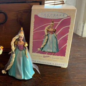 1995 Hallmark Keepsake Barbie as Rapunzel Ornament