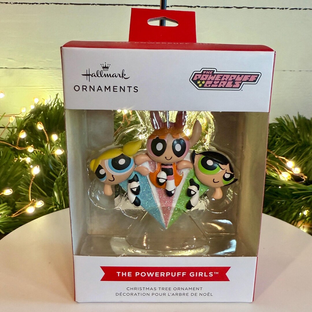 Hallmark Ornamento Natalizio Le Superchicche: Decorazione Albero Con Blossom, Bubbles E Buttercup, 8,25 Cm