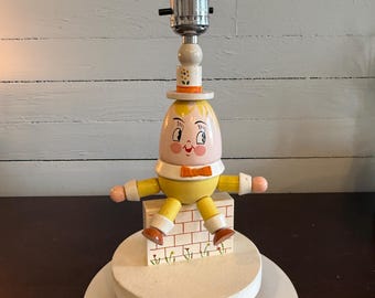 Humpty Dumpty Bedside Nursery Lamp - 1978