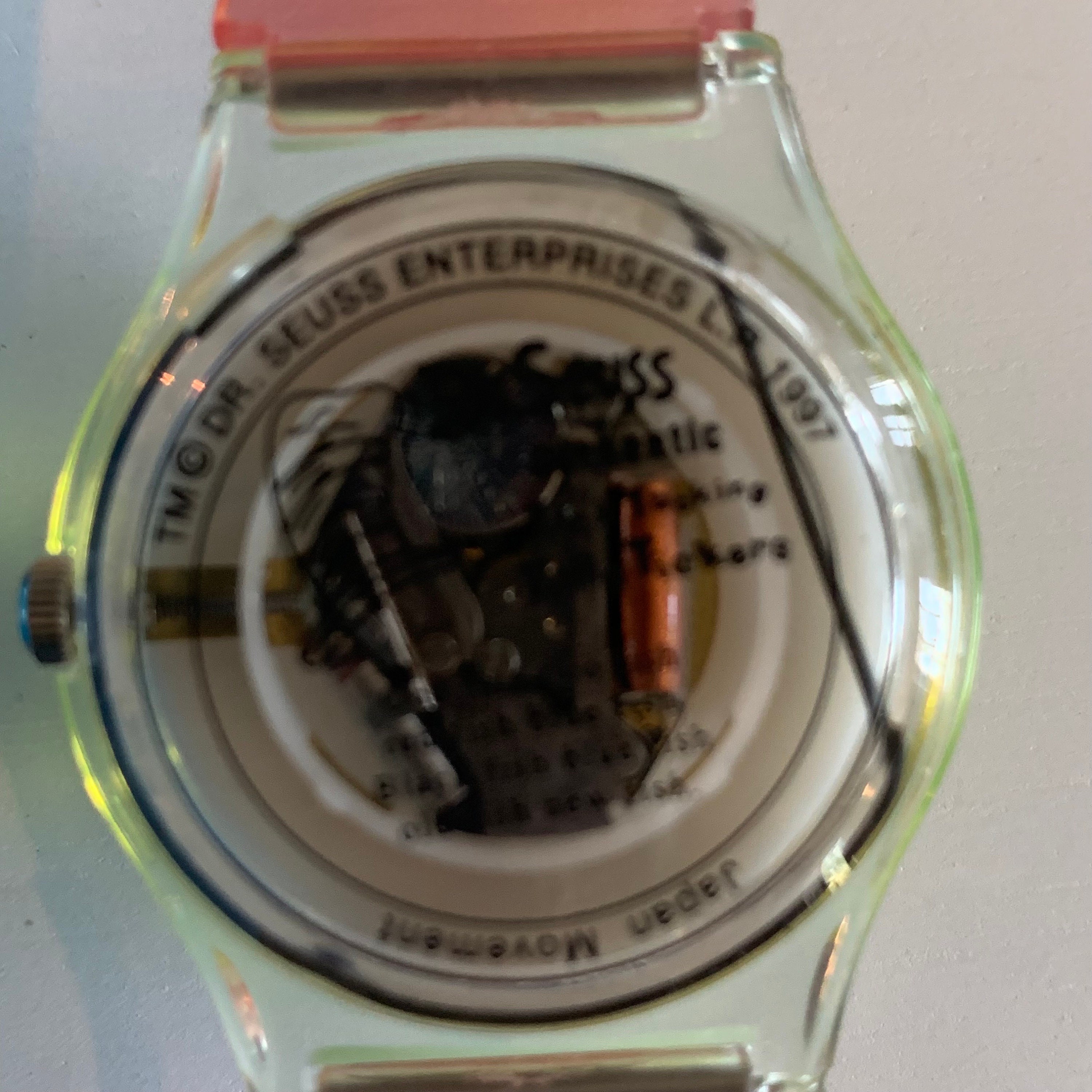 Dr. Seuss Goldfish Cat in the Hat Watch - 1997 - Etsy