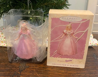 Vintage Hallmark Keepsake Springtime Barbie Easter Ornament - 2nd in series - 1996