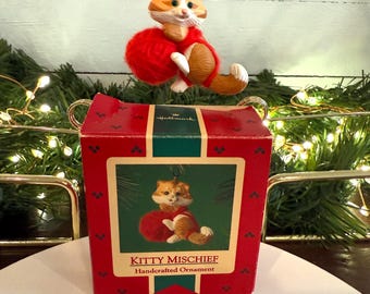 Kitty Mischief - Hallmark Keepsake Ornament - 1985
