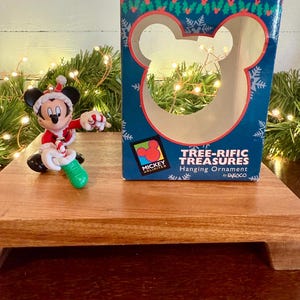 Mickey Mouse Enesco Tree-Rific Treasures Boxed Christmas Ornament