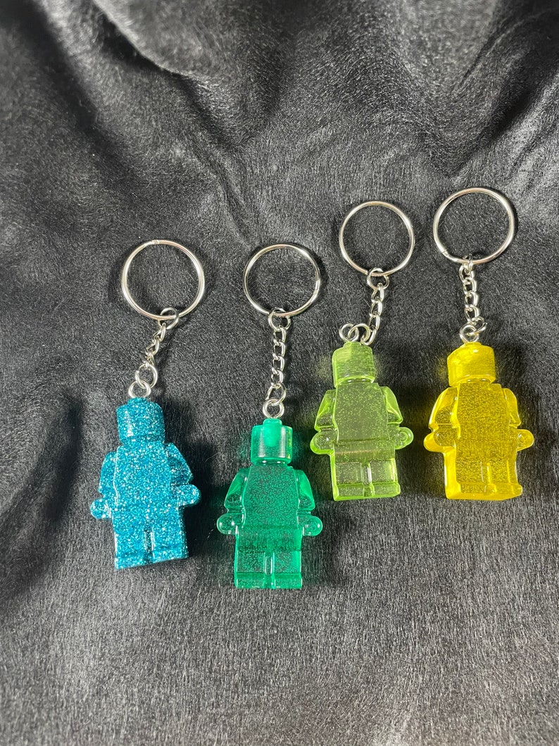Lego Figure Keychains Etsy