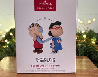 Peanuts - Super Lucy and Linus - Hallmark Keepsake Ornament