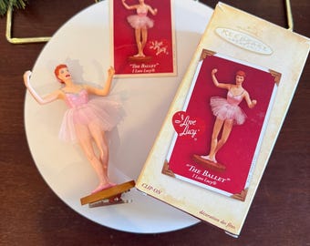 The Ballet - I Love Lucy - Vintage Hallmark Keepsake Christmas Ornament - 2004 - Movement - Clip On