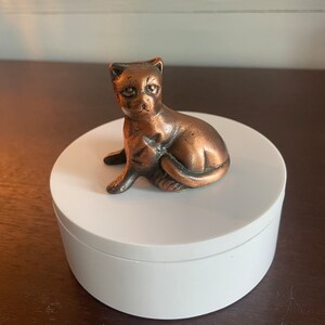 Bronze Cat Figurine