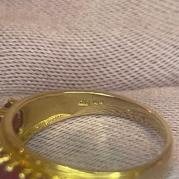 Ruby Ring - 10k gold size 6 - image 4