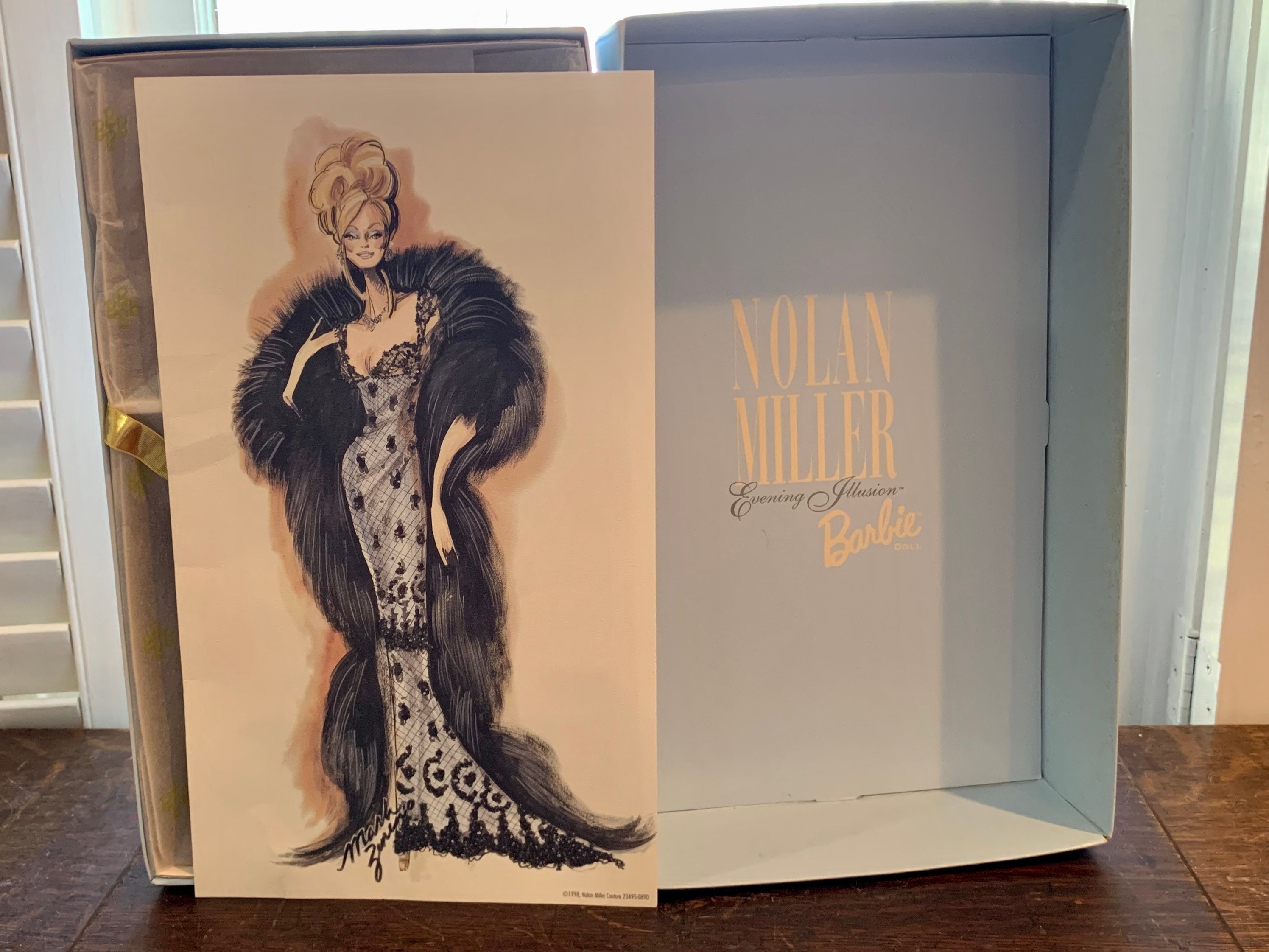 Vintage Nolan Miller Barbie - Evening Illusion - Nolan Vintage Nolan Miller Barbie - Evening Illusion - Nolan