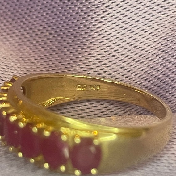 Ruby Ring - 10k gold size 6 - image 5