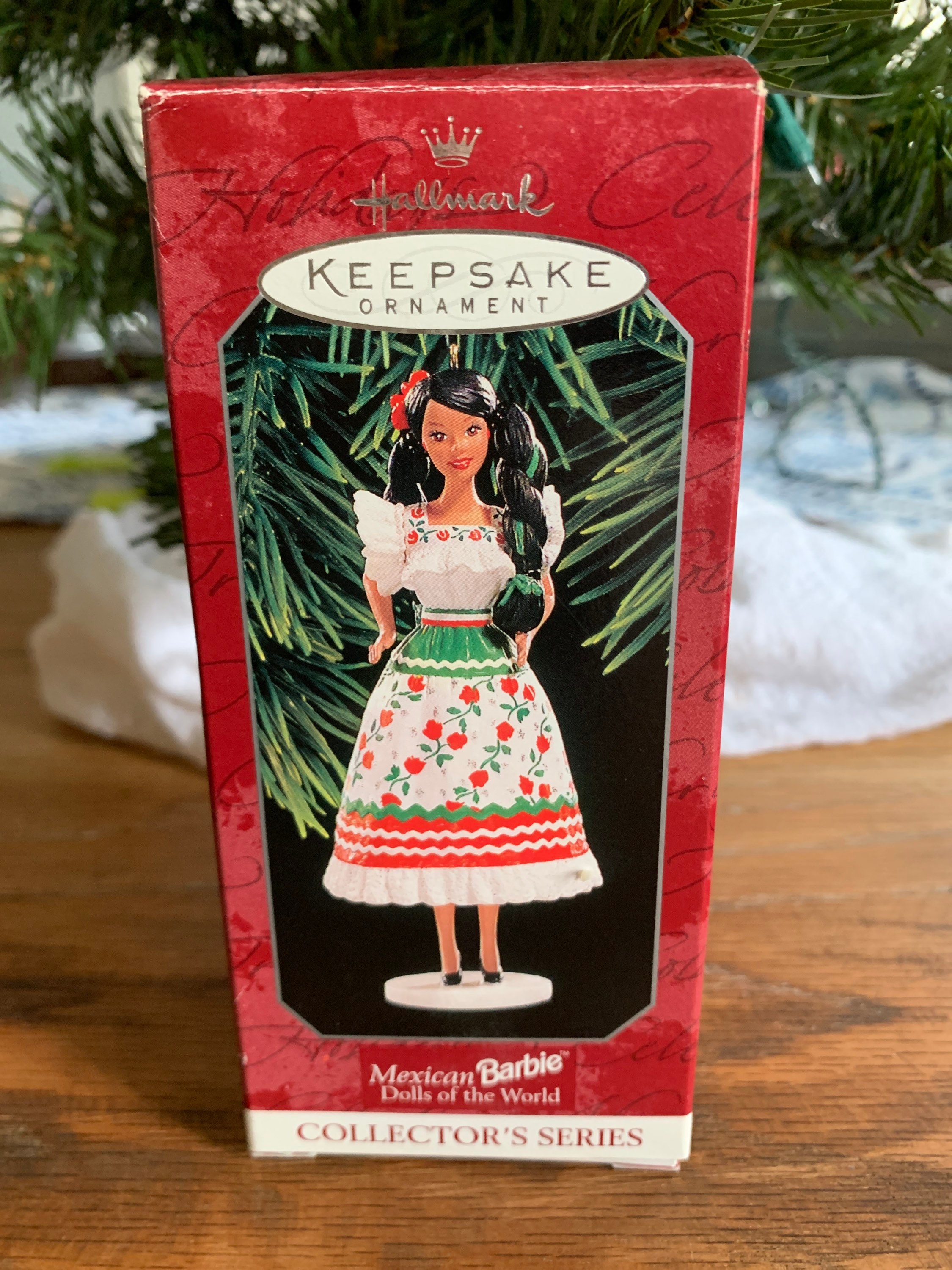 Hallmark Keepsake Barbie Dolls of the World Series Ornaments Collectors Series Chinese Native American Russian Mexican Etsy