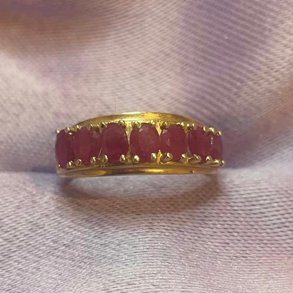 Ruby Ring - 10k gold size 6 - image 3