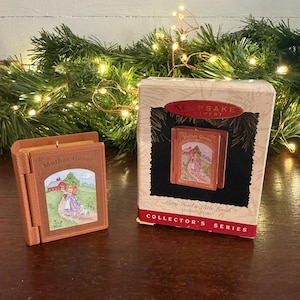 Mary Had A Little Lamb - 4th in the Mother Goose Series - Hallmark Keepsake Book Ornament - 1996