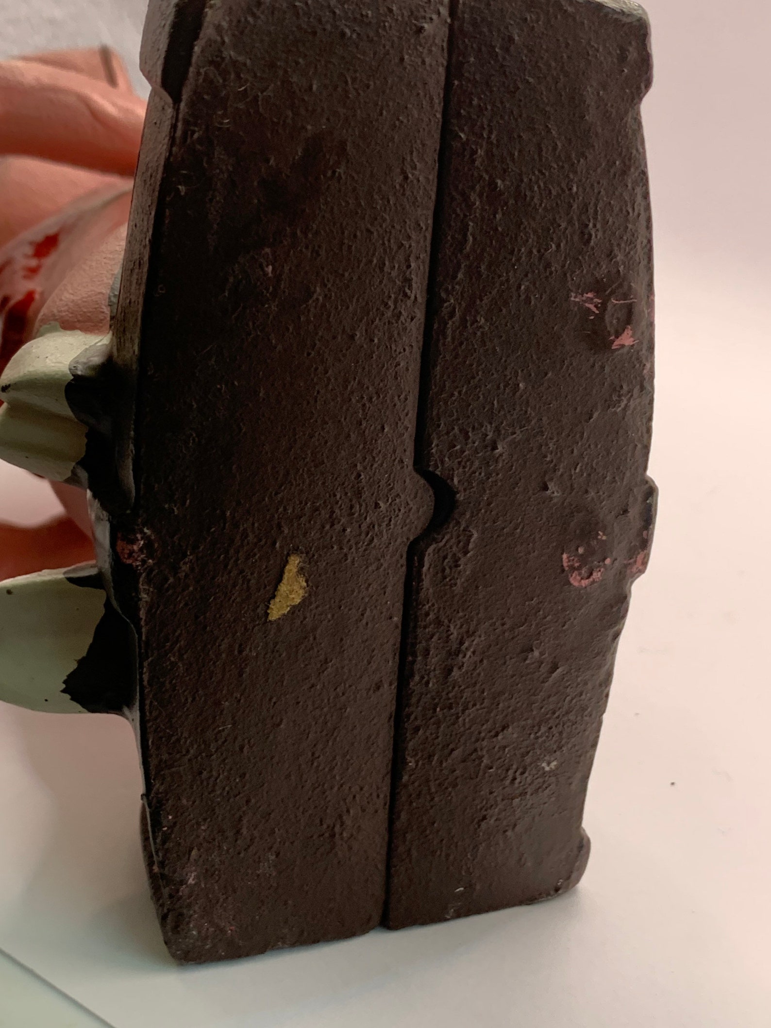 Vintage Cast Iron Mechanical Piggy Bank Etsy