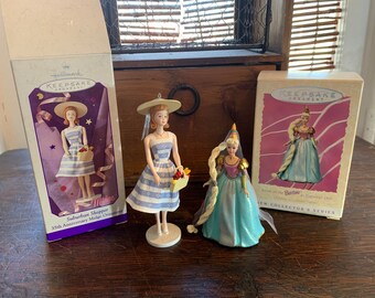 Hallmark Keepsake Barbie and Midge Ornaments