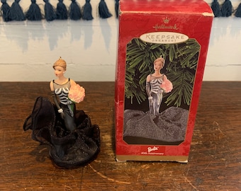 1999 Hallmark Keepsake Barbie 40th Anniversary Christmas Ornament