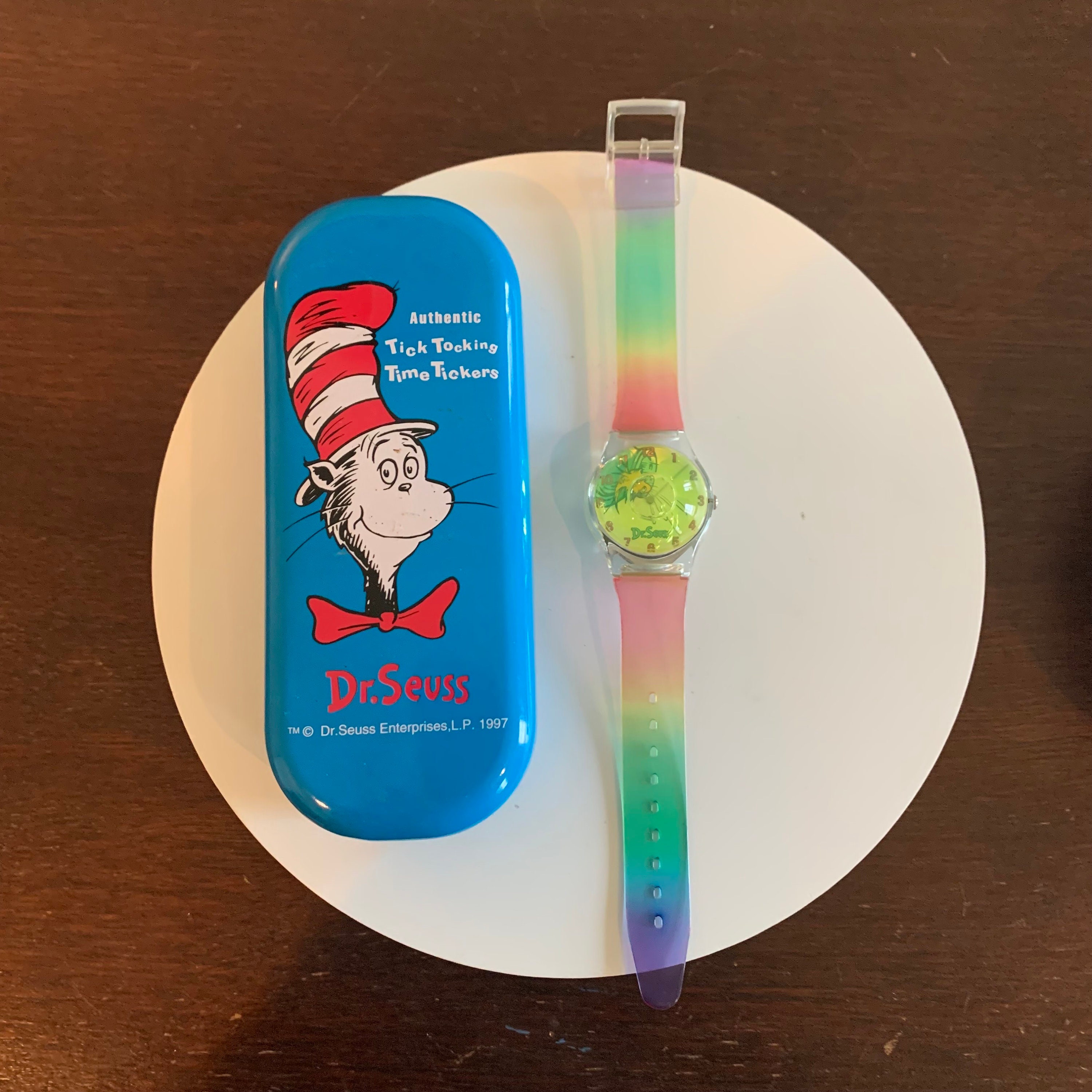 Dr. Seuss Goldfish Cat in the Hat Watch - 1997 - Etsy display picture 1