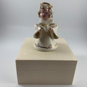 Vintage Angel with Hymnal and Porcelain Spaghetti Hair