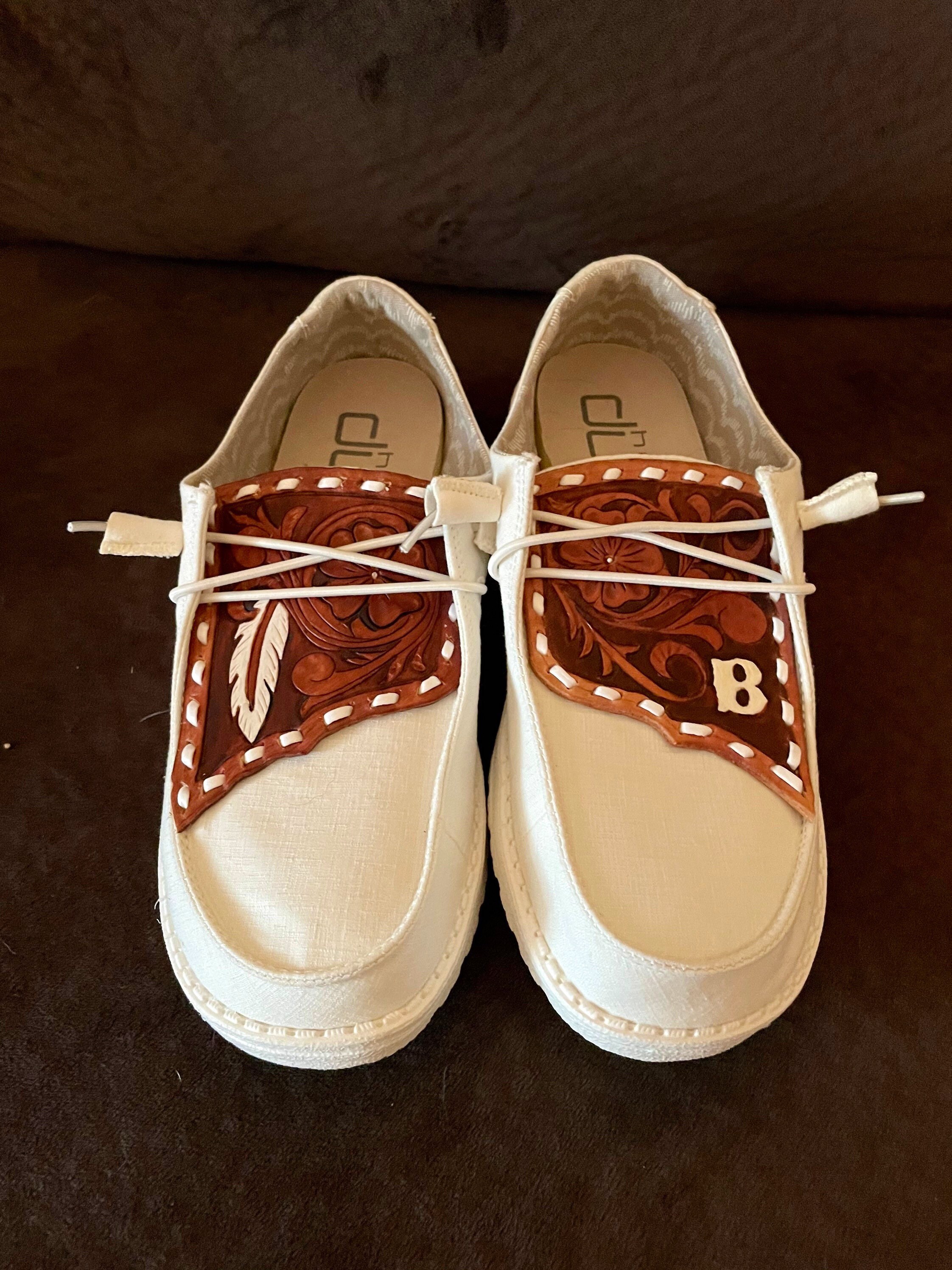 Leather Hey Dudes - Etsy