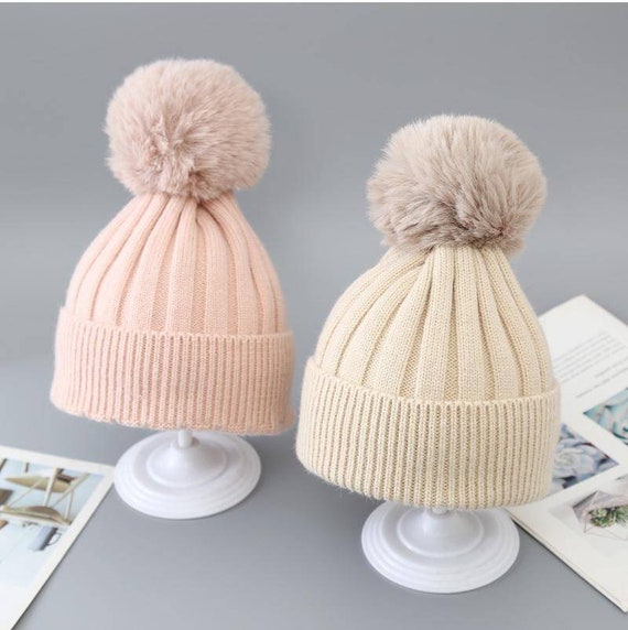 Ultra Soft Knit Lined Warm Beanie With Removable Pom Pom 