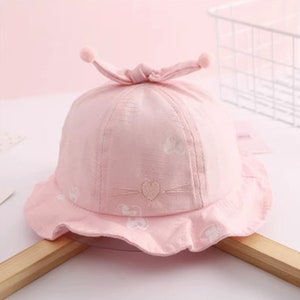 Niedlicher Eimer Sonnenhut Mütze Schnittmuster | Baumwollnetz | Frühling oder Sommer Hüte | Baby, Kleinkind, Kinder | Anfänger | Junge, Mädchen