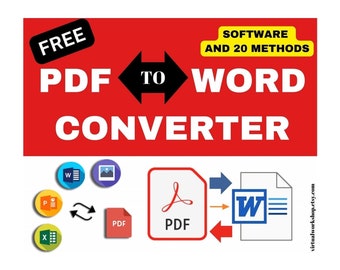 Kostenlose PDF in WORD-Konvertierungssoftware, PDF in Word-Konvertierung, Pdf in Doc, Konvertieren von Pdf in Word Doc Free, Word in Pdf, Adobe PDF Konverter