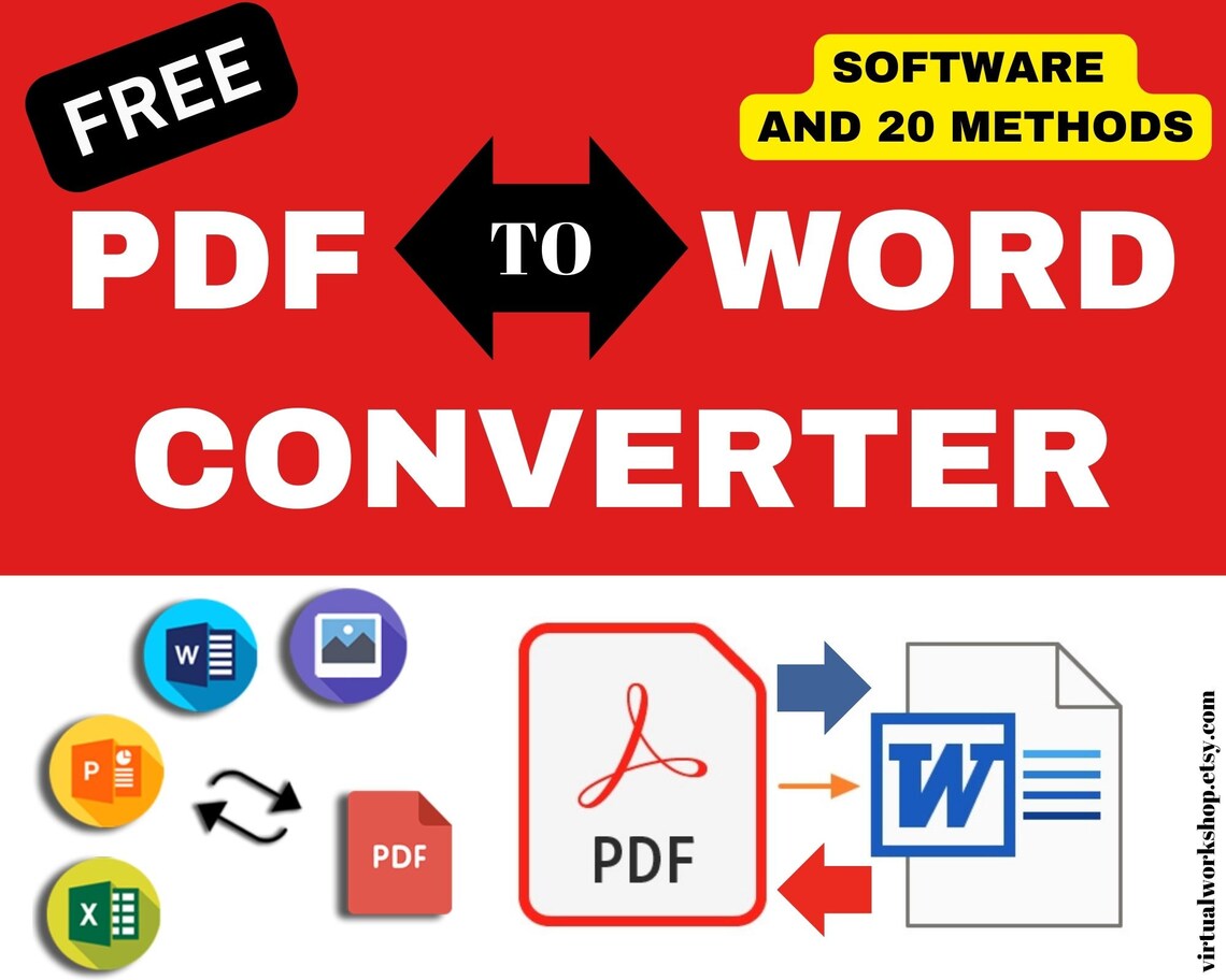 Free PDF To WORD Converter Software PDF To Word Conversion Pdf To Doc 