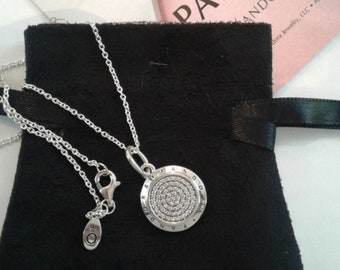 Logo Pavé Necklace | Etsy Ireland