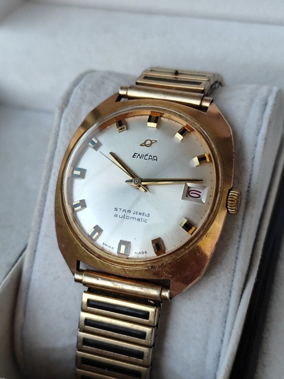 Enicar Star Jewels Vintage Automatic Men's Watch - Etsy